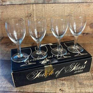 Shot Cordial Glasses Bar Ware Set Of 4 Rogaska Boris Kidric Vintage Yugoslavia